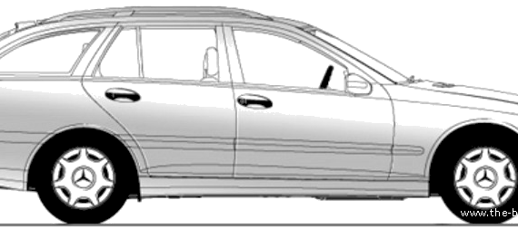 Mercedes-Benz C-Class T S203 - Mercedes Benz - drawings, dimensions, pictures of the car