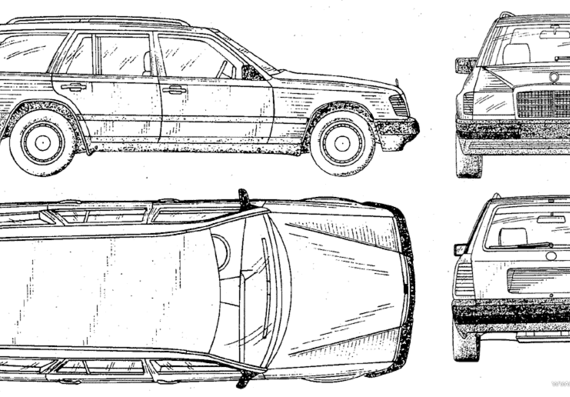 Mercedes-Benz E-Class Station Old - Mercedes Benz - drawings, dimensions, pictures of the car