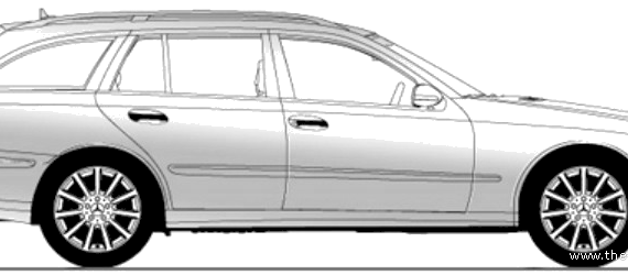 Mercedes-Benz E-Class T S211 - Мерседес Бенц - чертежи, габариты, рисунки автомобиля