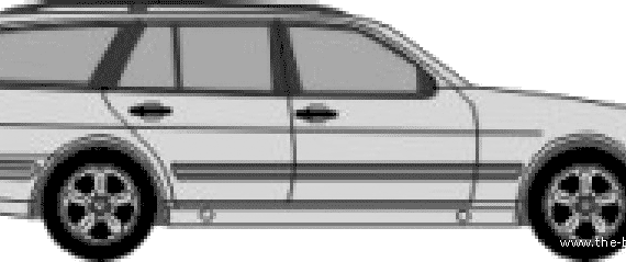 Mercedes-Benz E320T - Mercedes Benz - drawings, dimensions, pictures of the car