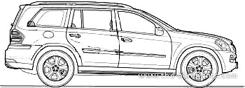 Mercedes-Benz GL 350 (2010) - Mercedes Benz - drawings, dimensions, pictures of the car