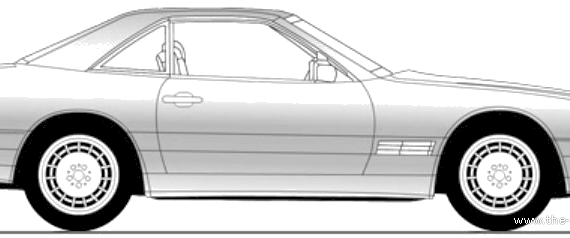 Mercedes-Benz SL-Class R129 - Мерседес Бенц - чертежи, габариты, рисунки автомобиля