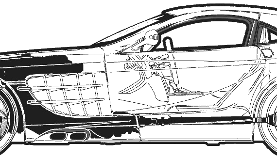 Mercedes-Benz SLR McLaren (2006) - Мерседес Бенц - чертежи, габариты, рисунки автомобиля