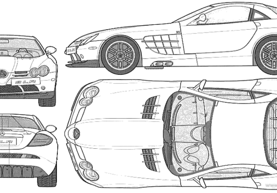 Mercedes-Benz SLR McLaren 722 Edition (2009) - Mercedes Benz - drawings, dimensions, pictures of the car