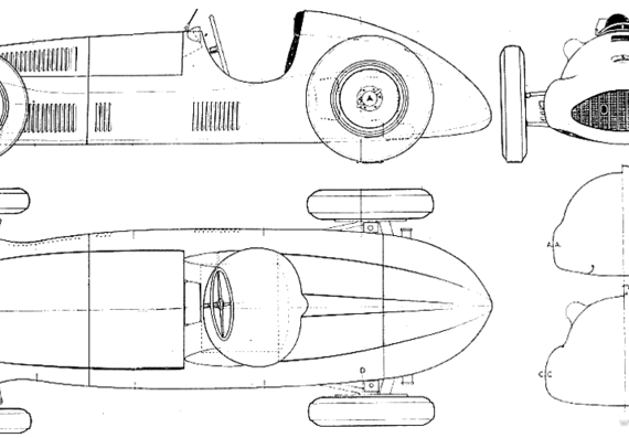 Mercedes-Benz W165 - Mercedes Benz - drawings, dimensions, pictures of the car