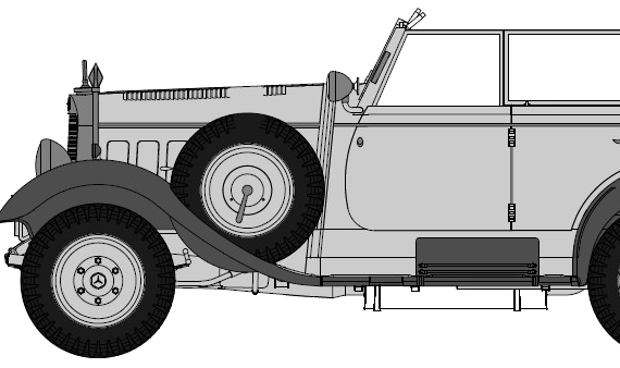 Mercedes-Benz W31 G4 (1939) - Mercedes Benz - drawings, dimensions, pictures of the car