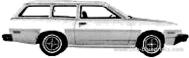 Mercury Bobcat Station Wagon (1980) - Mercury - drawings, dimensions, pictures of the car