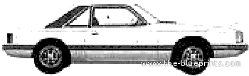 Mercury Capri (1980) - Mercury - drawings, dimensions, pictures of the car