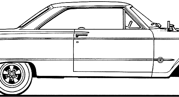 Mercury Comet S-22 (1963) - Mercury - drawings, dimensions, pictures of the car