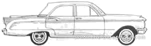Mercury Comet Sedan (1961) - Mercury - drawings, dimensions, pictures of the car