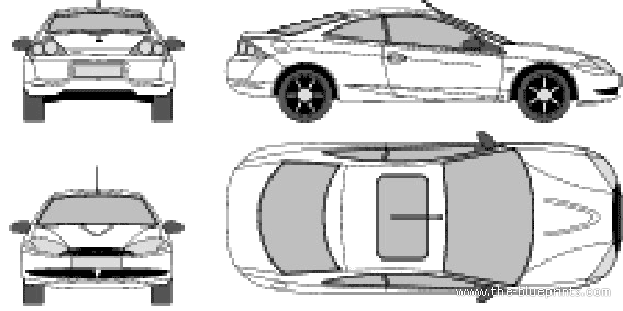 Mercury Cougar (2001) - Mercury - drawings, dimensions, pictures of the car