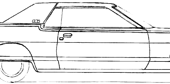 Mercury Grand Marquis 2-Door Hardtop (1975) - Mercury - drawings, dimensions, pictures of the car