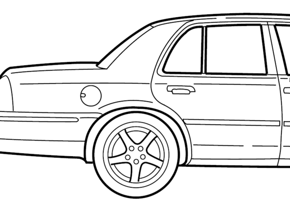 Mercury Marauder (2003) - Mercury - drawings, dimensions, pictures of the car