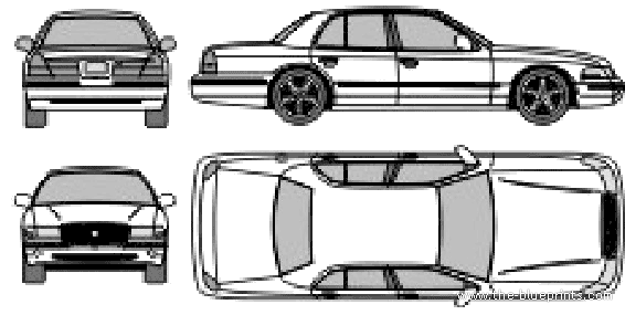 Mercury Marauder (2004) - Mercury - drawings, dimensions, pictures of the car
