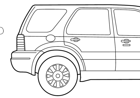 Mercury Mariner (2005) - Mercury - drawings, dimensions, pictures of the car