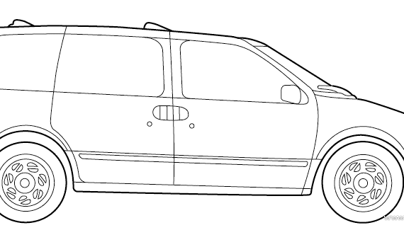 Mercury Villager (2000) - Mercury - drawings, dimensions, pictures of the car