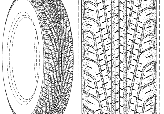 Michelin Sport 1 - Тайрес - чертежи, габариты, рисунки автомобиля