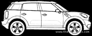 Mini Countryman (2016) - Mini - drawings, dimensions, pictures of the car