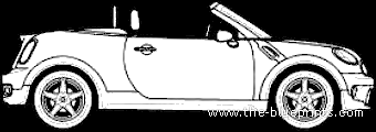 Mini Roadster (2016) - Мини - чертежи, габариты, рисунки автомобиля