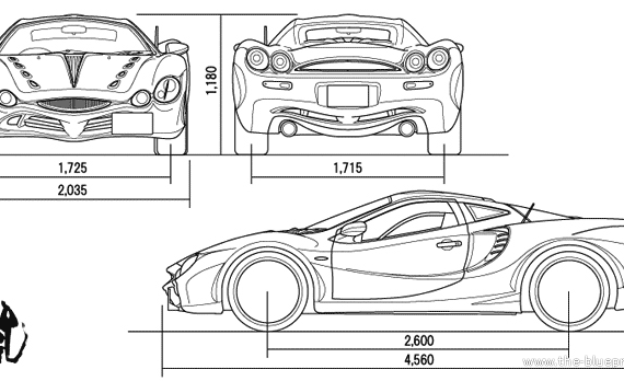 Mitsuoka-Orochi - Different cars - drawings, dimensions, pictures of the car