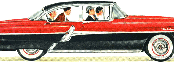 Monarch Richelieu (1955) - Разные автомобили - чертежи, габариты, рисунки автомобиля