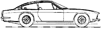 Monteverdi 375L (1969) - Разные автомобили - чертежи, габариты, рисунки автомобиля