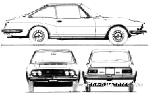 Moretti Fiat 124 Coupe (1969) - Fiat - drawings, dimensions, pictures of the car
