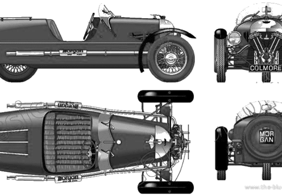 Morgan Super Sports (1934) - Morgan - drawings, dimensions, pictures of the car