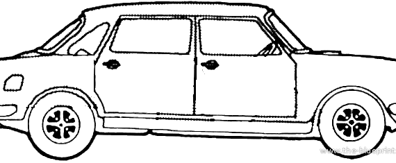Morris 2200 (1972) - Моррис - чертежи, габариты, рисунки автомобиля