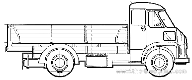 Morris FG K30 1.5 ton Truck (1962) - Моррис - чертежи, габариты, рисунки автомобиля