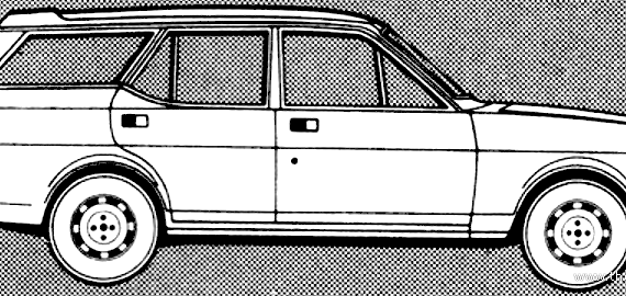 Morris Ital 1.3 Estate (1980) - Моррис - чертежи, габариты, рисунки автомобиля
