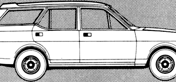 Morris Marina 1300 Estate (1980) - Моррис - чертежи, габариты, рисунки автомобиля