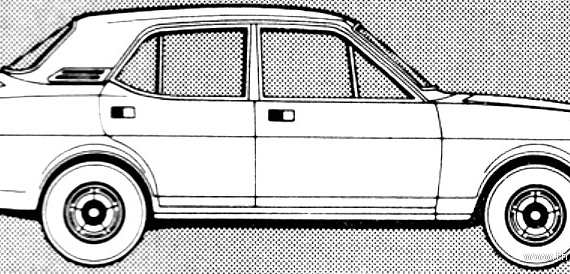 Morris Marina 1700 HL (1980) - Моррис - чертежи, габариты, рисунки автомобиля