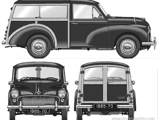 Morris Minor Traveller (1969) - Morris - drawings, dimensions, pictures of the car
