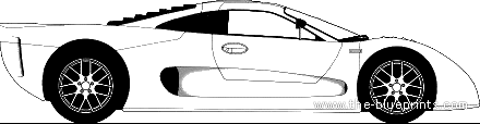 Mosler MT-900S (2000) - Разные автомобили - чертежи, габариты, рисунки автомобиля