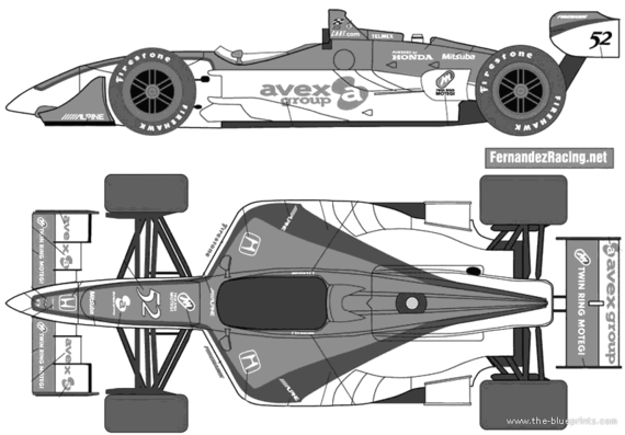 Nagano - Racing - drawings, dimensions, pictures of the car