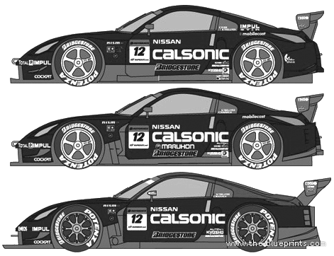 Nissan 350Z Calsonic (2007) - Nissan - drawings, dimensions, pictures of the car