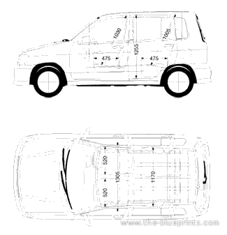 Nissan Cube Z10 (2001) - Ниссан - чертежи, габариты, рисунки автомобиля