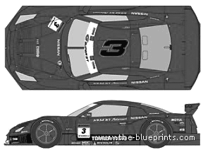 Nissan GT-R Tomica (2009) - Nissan - drawings, dimensions, pictures of the car