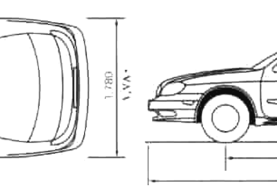 Nissan Maxima - Ниссан - чертежи, габариты, рисунки автомобиля