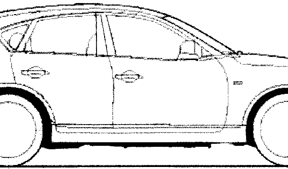 Nissan Skyline Crossover (Infiniti EX) (2009) - Ниссан - чертежи, габариты, рисунки автомобиля