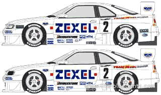 Nissan Skyline GT-R R34 Group A (1997) - Nissan - drawings, dimensions, pictures of the car