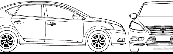 Nissan Sylphy (2013) - Nissan - drawings, dimensions, pictures of the car