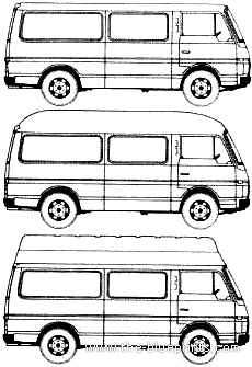 Nissan Urban - Nissan - drawings, dimensions, pictures of the car