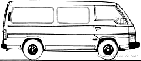 Nissan Urban (1998) - Nissan - drawings, dimensions, pictures of the car