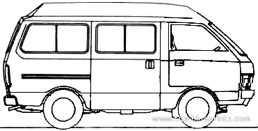 Nissan Vanette Van - Nissan - drawings, dimensions, pictures of the car