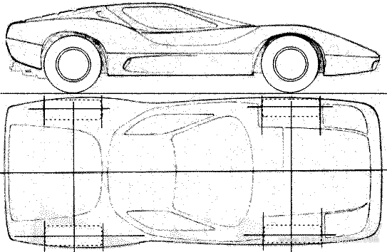 Nova - Разные автомобили - чертежи, габариты, рисунки автомобиля