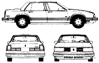 Oldsmobile 88 Royale (1990) - Oldsmobile - drawings, dimensions, pictures of the car