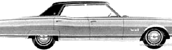 Oldsmobile 98 Luxury Sedan (1966) - Олдсмобиль - чертежи, габариты, рисунки автомобиля