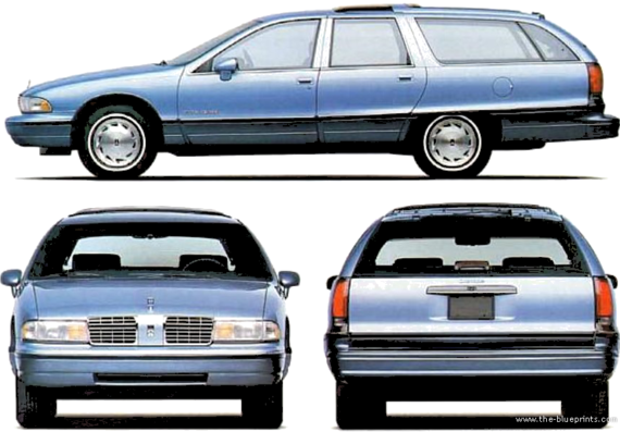 Oldsmobile Custom Cruiser (1991) - Oldsmobile - drawings, dimensions, pictures of the car